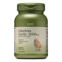 GNC Herbal Plus Odorless Super Garlic 1000 mg 100 Tablets